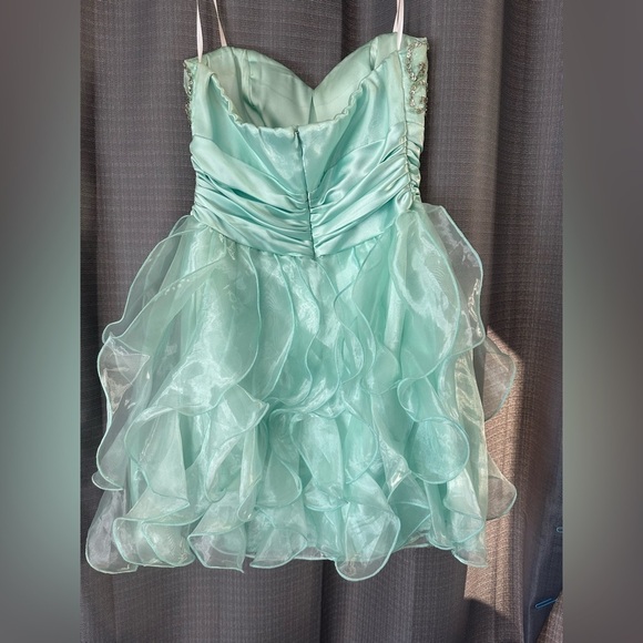 B Darlin Strapless Mini Dress - Picture 2 of 7